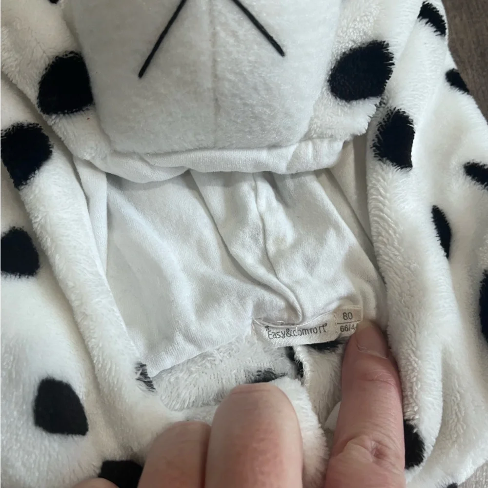 Dalmatian Print Kids One Piece costume outfit